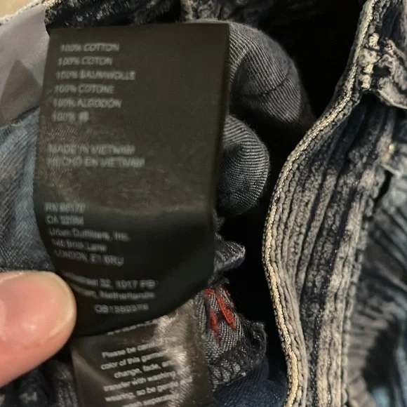 BDG Urban Outfitters High Rise Baggy Corduroy Pants size 26 - Picture 8 of 8